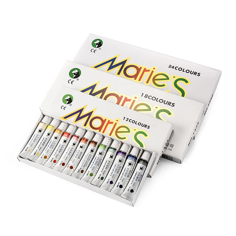 Maries Watercolor Paint Beginner 12/24/36 Color Art Painting Children 12ml Watercolor Paint Hand-painted Set
Maries Watercolor Paint Beginner 12/24/36 Color Art Painting Children 12ml Watercolor Paint Hand-painted Set