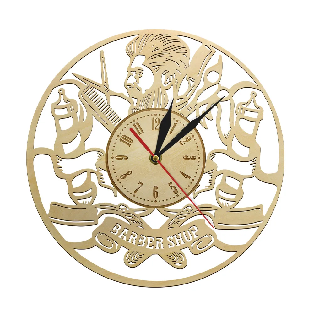 Hairdress Wall Clock Barber Eco Friendly Natural Barber Shop Sign Wall Decor Creative Gift Idea for Barbers and Beauty Stylists
Hairdress Wall Clock Barber Eco Friendly Natural Barber Shop Sign Wall Decor Creative Gift Idea for Barbers and Beauty Stylists