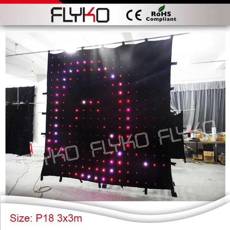 Pixel18cm video display 3mtr*3mtr video backdrop fireproof video curtain wedding party led light black curtain
Pixel18cm video display 3mtr*3mtr video backdrop fireproof video curtain wedding party led light black curtain