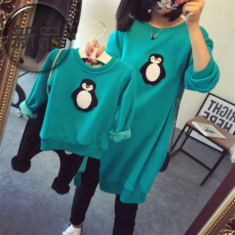 Parent-Child Spring Garments 2019 New Mother And Child Penguin Dress Wear Fall Mother And Daughter Family Clothing Sweater P38
Parent-Child Spring Garments 2019 New Mother And Child Penguin Dress Wear Fall Mother And Daughter Family Clothing Sweater P38