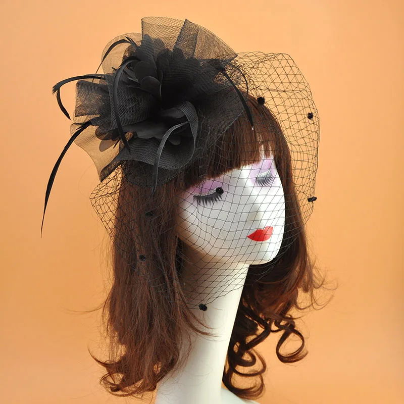 2018 Fashion Flower Hair Clip Black Red Women Feather Fascinator Headpieces Wedding Tea Party Feather Veil Hat Hair Accessories
2018 Fashion Flower Hair Clip Black Red Women Feather Fascinator Headpieces Wedding Tea Party Feather Veil Hat Hair Accessories