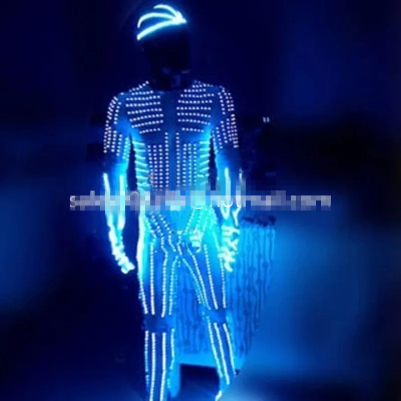Led Costume Luminous Light Up Robot Suit With LED Helmet For Men Growing Dance Performance Stage Clothes Event Party Supplies
Led Costume Luminous Light Up Robot Suit With LED Helmet For Men Growing Dance Performance Stage Clothes Event Party Supplies