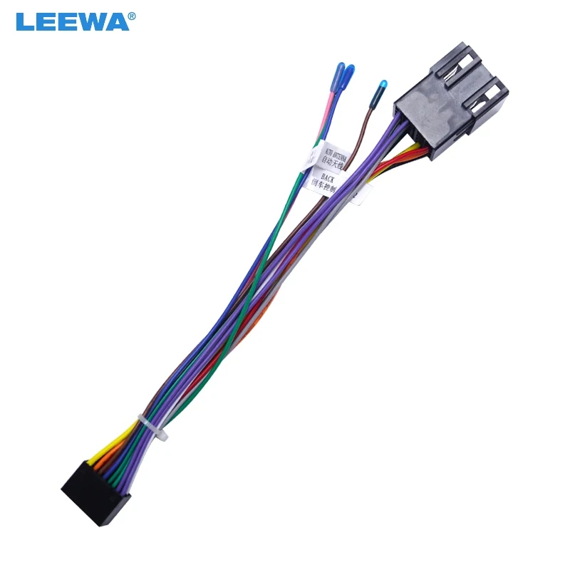 LEEWA 16P Car Head Unit Wire Harness Adapter For Volkswagen ISO OEM Car Radio Harness #CA2054
LEEWA 16P Car Head Unit Wire Harness Adapter For Volkswagen ISO OEM Car Radio Harness #CA2054