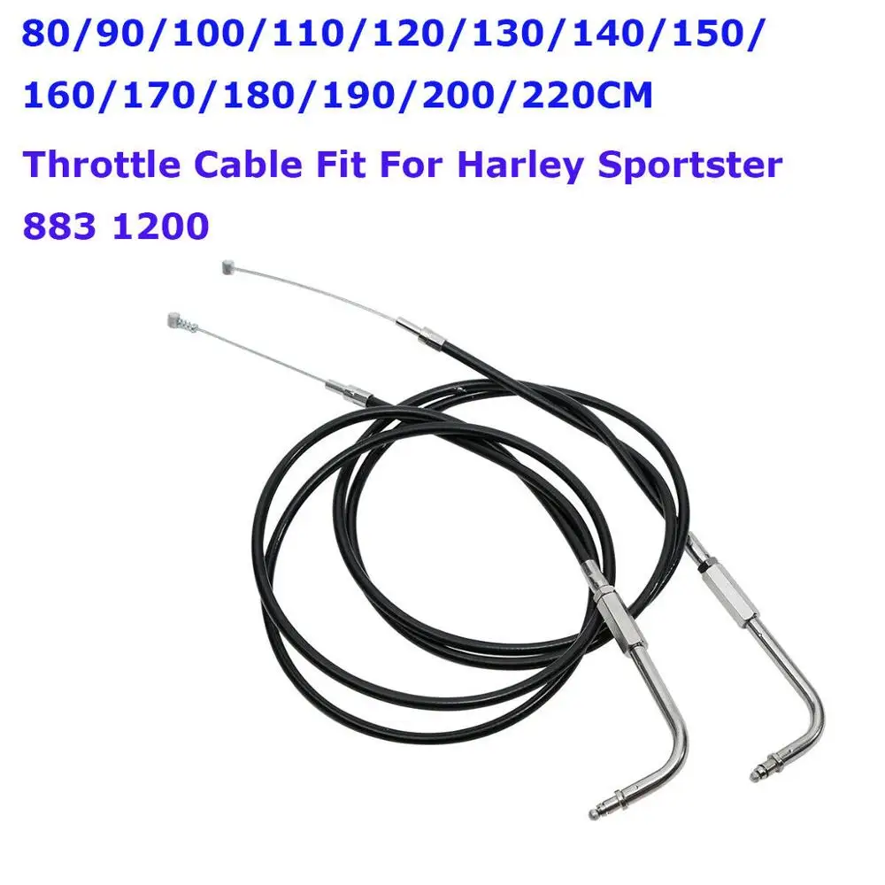 Motorcycle 80-220cm Throttle Cable For Harley Sportster XL 883 XL 1200 2002-2014 2005 2006
Motorcycle 80-220cm Throttle Cable For Harley Sportster XL 883 XL 1200 2002-2014 2005 2006