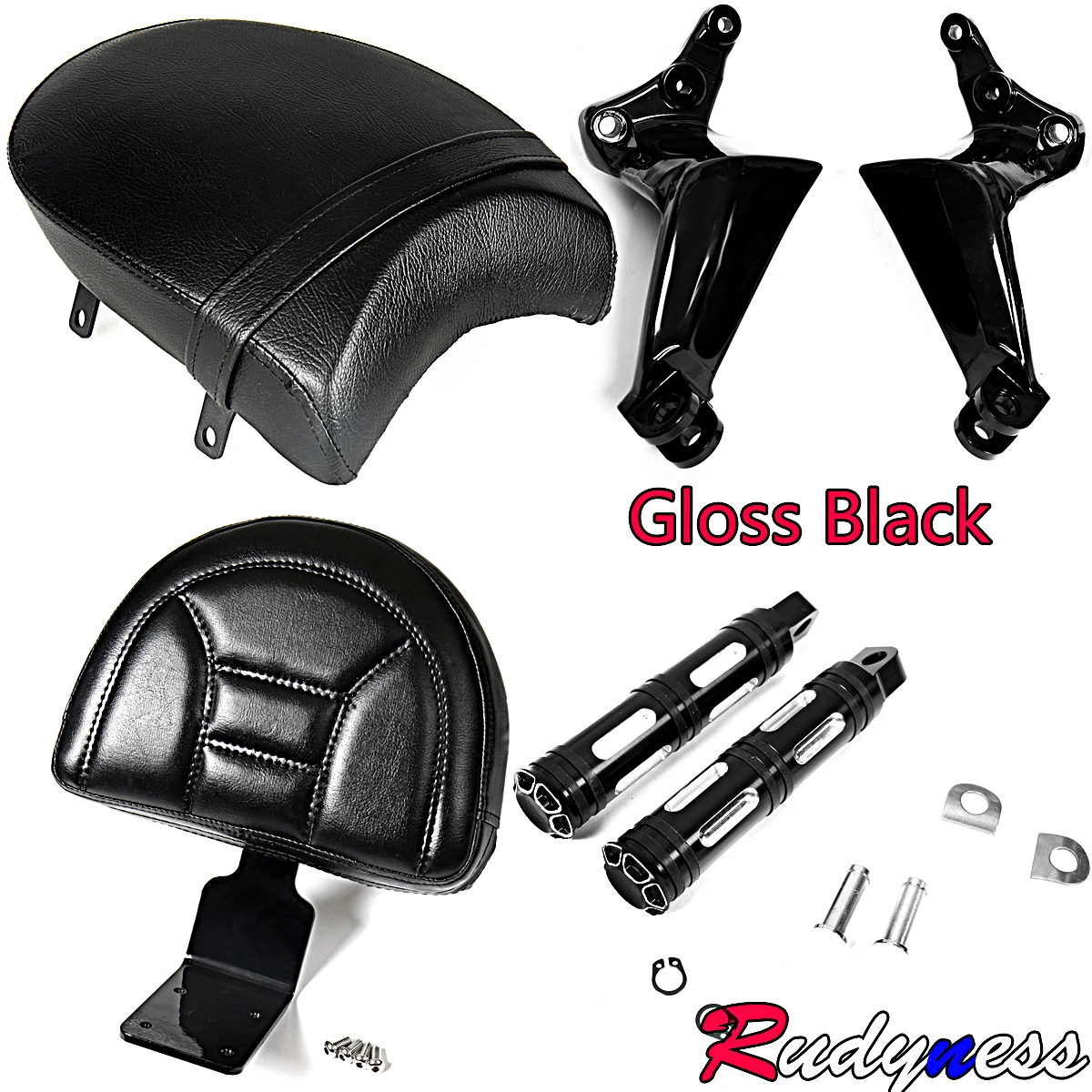 Motorcycle Rear Backrest Black Seat Sissy Passenger Foot Pegs For Victory High-Ball Vegas Boardwalk Kingpin Gunner Judge
Motorcycle Rear Backrest Black Seat Sissy Passenger Foot Pegs For Victory High-Ball Vegas Boardwalk Kingpin Gunner Judge