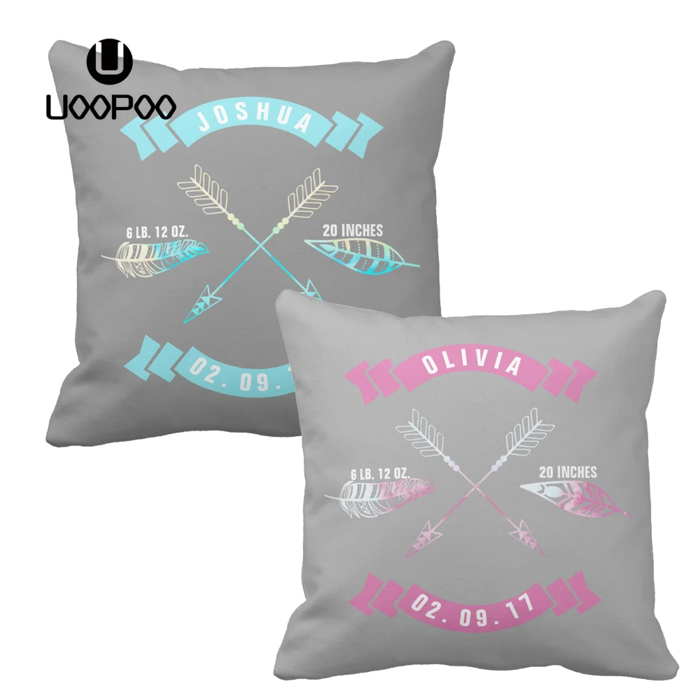 Custom Kids Cushion Cover Boho Arrow Gray Pink Nursery Polyester Throw Pillow Cover Fashion Decorative Pillow Case Boy and Girl
Custom Kids Cushion Cover Boho Arrow Gray Pink Nursery Polyester Throw Pillow Cover Fashion Decorative Pillow Case Boy and Girl