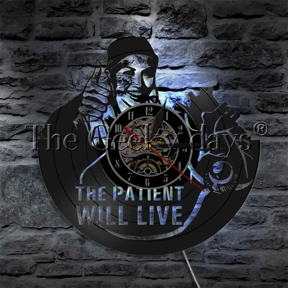 The Patient Will Live Inspirational Modern Decorative Lighting Hospital Medical Clinic LED Light Vinyl Record Wall Clock
The Patient Will Live Inspirational Modern Decorative Lighting Hospital Medical Clinic LED Light Vinyl Record Wall Clock