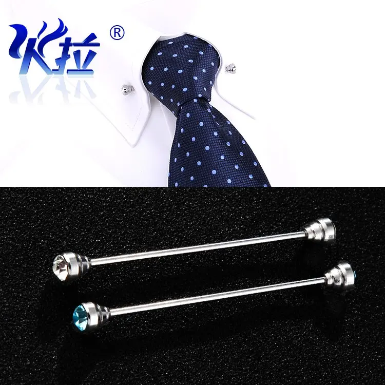 New design men's crystals screw on shirt collar pin rod buckle dress decorative cufflink ornament accessories
New design men's crystals screw on shirt collar pin rod buckle dress decorative cufflink ornament accessories