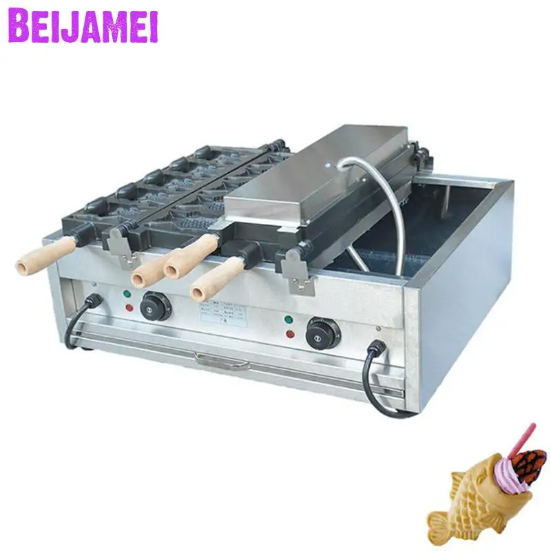 BEIJAMEI 10 pcs Commercial Mouth Opening Fish Cake Maker Machine/Industrial Electric Taiyaki Making Machine Price
BEIJAMEI 10 pcs Commercial Mouth Opening Fish Cake Maker Machine/Industrial Electric Taiyaki Making Machine Price