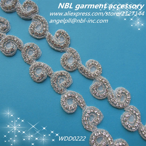 bridal rhinestone beaded applique trim iron on for wedding evening dress DIY iron on WDD0222
bridal rhinestone beaded applique trim iron on for wedding evening dress DIY iron on WDD0222