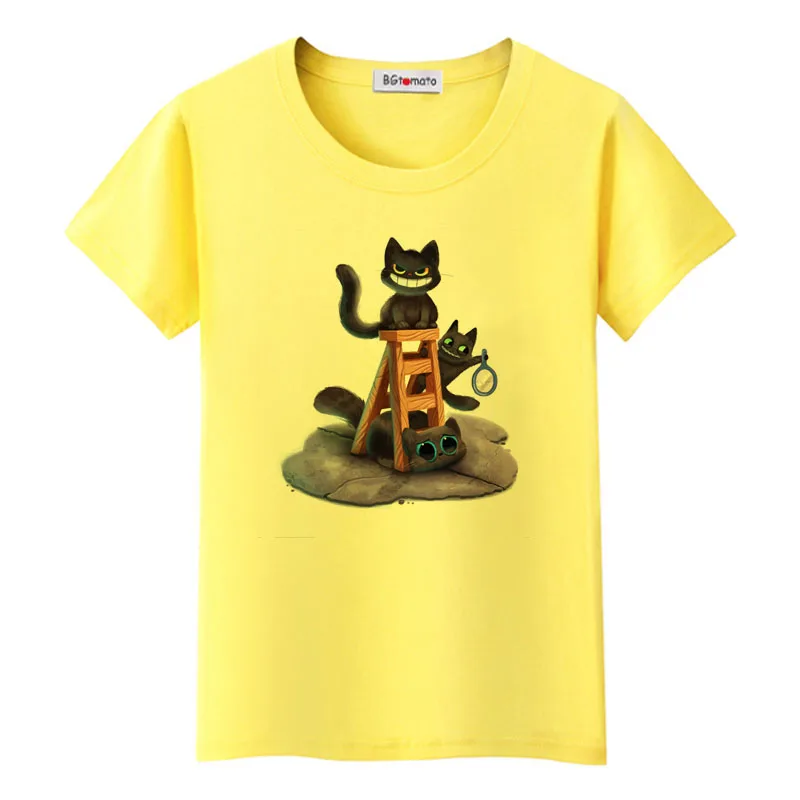 BGtomato Evil smile cat tshirt new arrival popular style fashion cat tops super cool summer t-shirt original brand fashion shirt
BGtomato Evil smile cat tshirt new arrival popular style fashion cat tops super cool summer t-shirt original brand fashion shirt