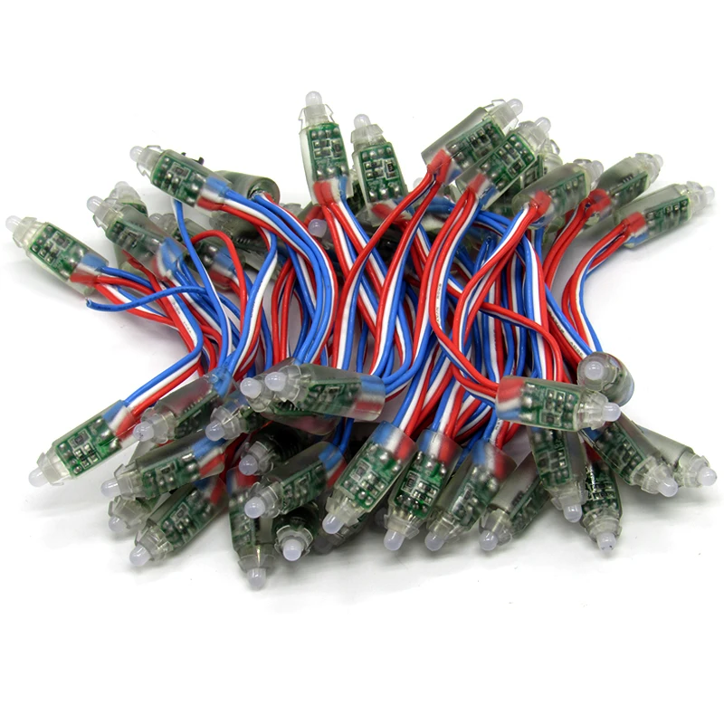 50pcs/string 9mm WS2811 led pixel module light,2811 IC full color addressable rgb led module lights;DC12V input;waterproof IP68
50pcs/string 9mm WS2811 led pixel module light,2811 IC full color addressable rgb led module lights;DC12V input;waterproof IP68
