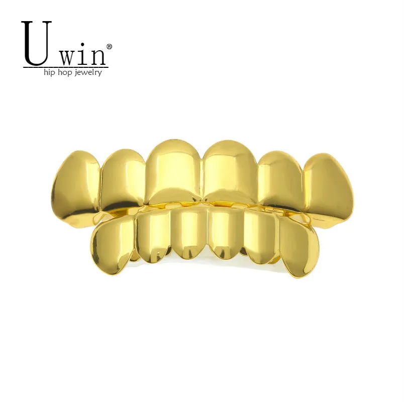 UWIN Real Shiny! Gold silver color Color HIP HOP Teeth Grills Top & Bottom Set With silicone Vampire teeth Christmas Gift
UWIN Real Shiny! Gold silver color Color HIP HOP Teeth Grills Top & Bottom Set With silicone Vampire teeth Christmas Gift