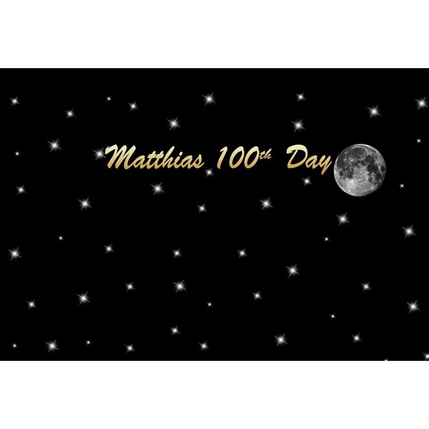 Black Sky Glitter Stars Moon Backdrop Newborn Baby Shower Props Customized Name Date Kids Children Party Photo Booth Background
Black Sky Glitter Stars Moon Backdrop Newborn Baby Shower Props Customized Name Date Kids Children Party Photo Booth Background