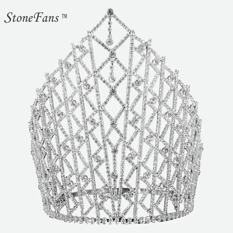 Повязка на голову StoneFans, Тиары и короны, с кристаллами, модная металлическая подвеска для стразы, свадебная корона, аксессуары для волос
Повязка на голову StoneFans, Тиары и короны, с кристаллами, модная металлическая подвеска для стразы, свадебная корона, аксессуары для волос