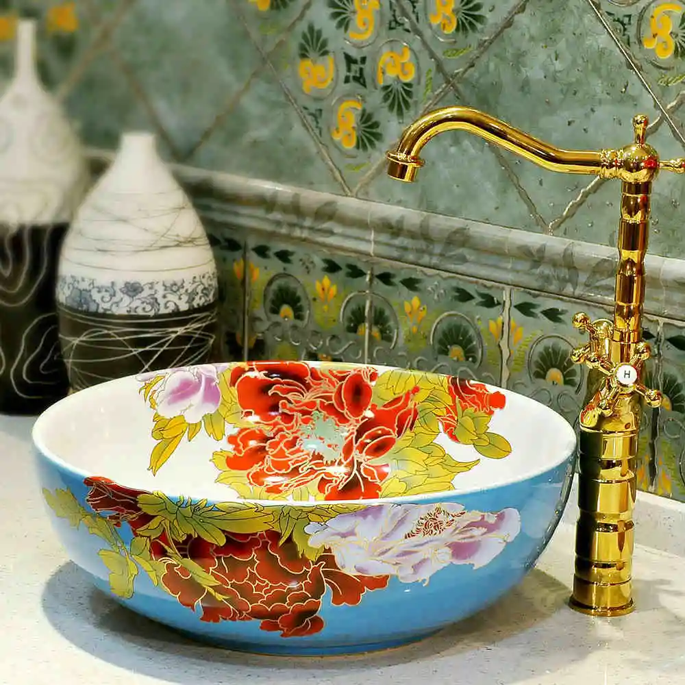 Art Counter Top ceramic bathroom sinks wash basin chinese porcelain ceramic wash basin countertops
Art Counter Top ceramic bathroom sinks wash basin chinese porcelain ceramic wash basin countertops