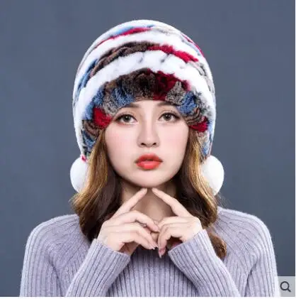 Rex rabbit fur hat female winter fur woven hat outdoor cycling earmuffs hat new thick warm ball cap
Rex rabbit fur hat female winter fur woven hat outdoor cycling earmuffs hat new thick warm ball cap