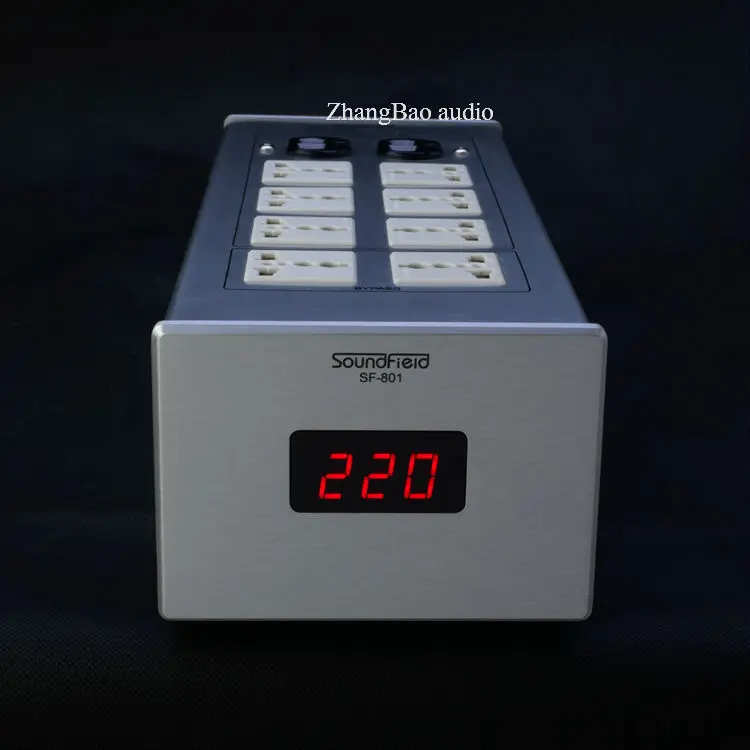 High-grade Soundfield SF-801 power filter HIFI power outlet with Voltmeter show
High-grade Soundfield SF-801 power filter HIFI power outlet with Voltmeter show