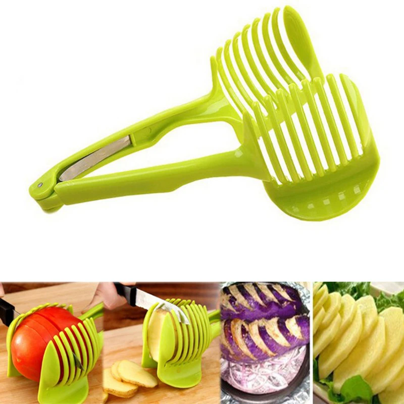 1Pc Kitchen Gadgets Plastic Potato Slicer Tomato Cutter Tool Shreadders Lemon Cutting Holder Cooking Tools Kitchen Accessories
1Pc Kitchen Gadgets Plastic Potato Slicer Tomato Cutter Tool Shreadders Lemon Cutting Holder Cooking Tools Kitchen Accessories