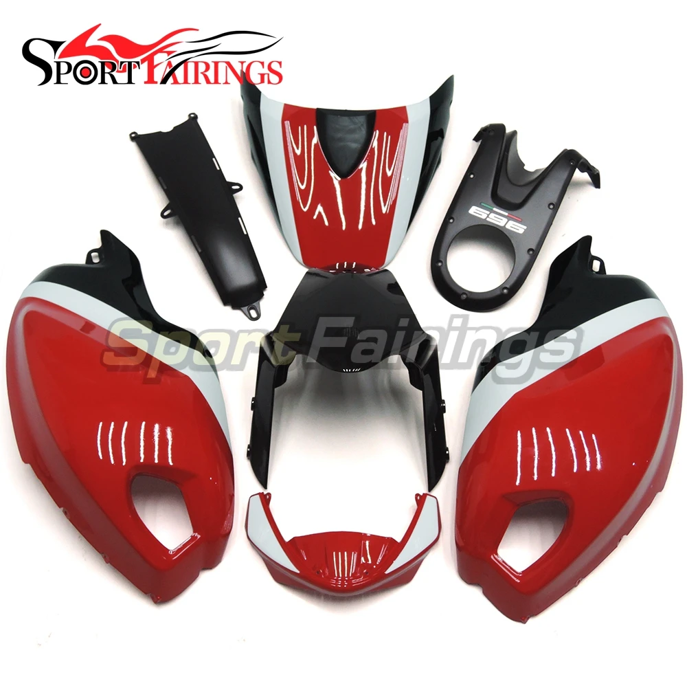 Red Black White Fairings for Ducati 696 796 795 1000 1100 Year 2009 2010 2011 ABS Plastic Injection Body Kits Motorbike Hulls
Red Black White Fairings for Ducati 696 796 795 1000 1100 Year 2009 2010 2011 ABS Plastic Injection Body Kits Motorbike Hulls