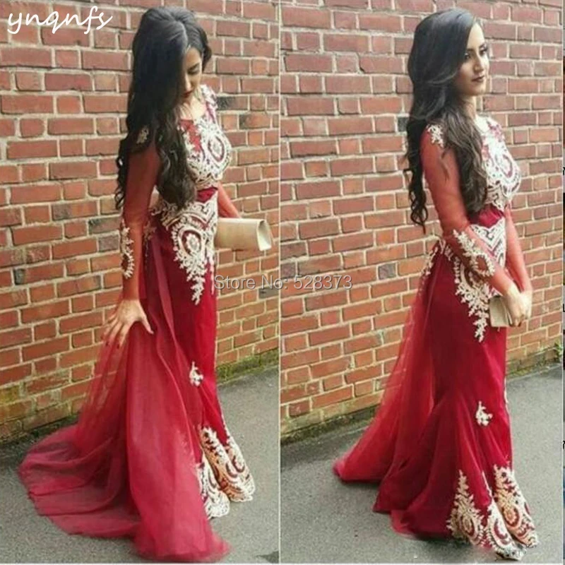YNQNFS ED226 Elegant Long Sleeve Mother Dress Burgundy Gold Mermaid Evening Abendkleider Vestido Formal Dress Robe de Soiree
YNQNFS ED226 Elegant Long Sleeve Mother Dress Burgundy Gold Mermaid Evening Abendkleider Vestido Formal Dress Robe de Soiree