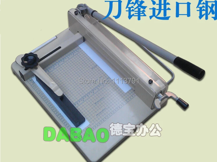 YG 858-A3 manual heavy duty Paper cutter cutting thickness 4cm cutting length:430MM
YG 858-A3 manual heavy duty Paper cutter cutting thickness 4cm cutting length:430MM