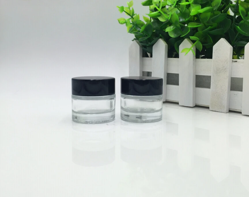 100PCS/lOT Glass 5g Cream Jar with Plastic Lid 1/6 OZ Women Mini Pot Eyeshadow Screw Cap Bottle
100PCS/lOT Glass 5g Cream Jar with Plastic Lid 1/6 OZ Women Mini Pot Eyeshadow Screw Cap Bottle