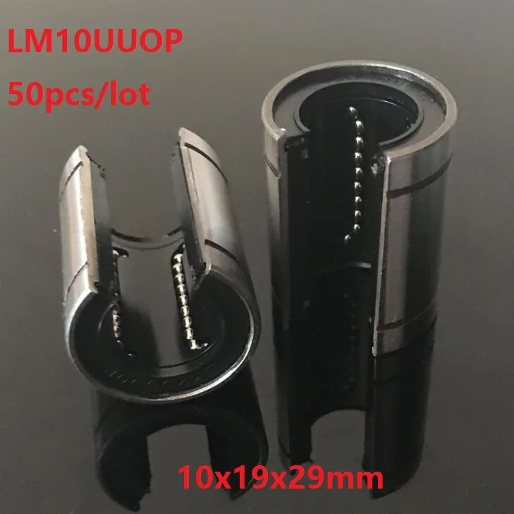 50pcs/lot LM10UUOP Open Type linear ball motion bushing bearings CNC parts 10x19x29mm
50pcs/lot LM10UUOP Open Type linear ball motion bushing bearings CNC parts 10x19x29mm