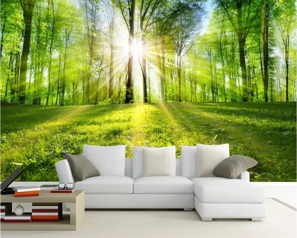 Beibehang Custom wallpaper, sunny forest, big tree, natural scenery, living room, TV background, home decoration 3d wallpaper
Beibehang Custom wallpaper, sunny forest, big tree, natural scenery, living room, TV background, home decoration 3d wallpaper