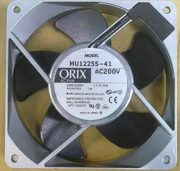 Новый ORIX MU1225S-41 51 200V 120*120*25 мм алюминиевый AC Вентилятор охлаждения
Новый ORIX MU1225S-41 51 200V 120*120*25 мм алюминиевый AC Вентилятор охлаждения
