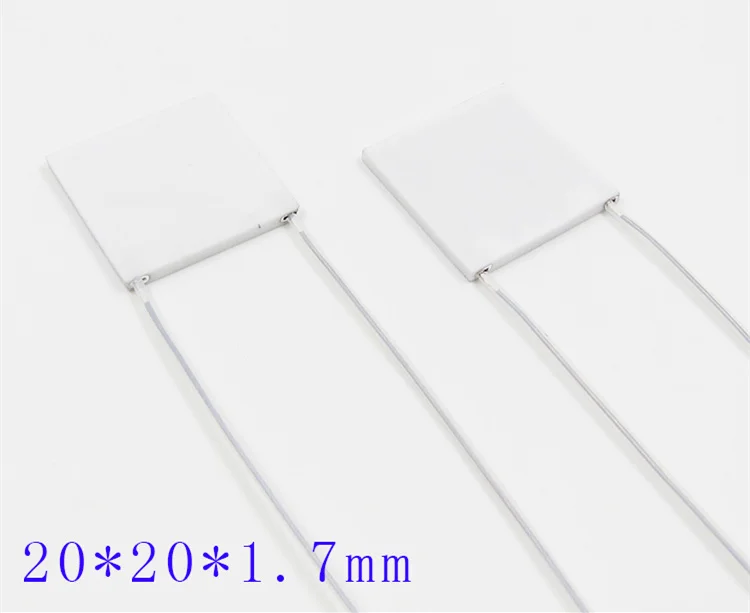 2pcs RJ202017J high temperature resistant ceramic heating plate High temperature heater 500C 20*20*1.7mm R=1.5 Max voltage 17V
2pcs RJ202017J high temperature resistant ceramic heating plate High temperature heater 500C 20*20*1.7mm R=1.5 Max voltage 17V
