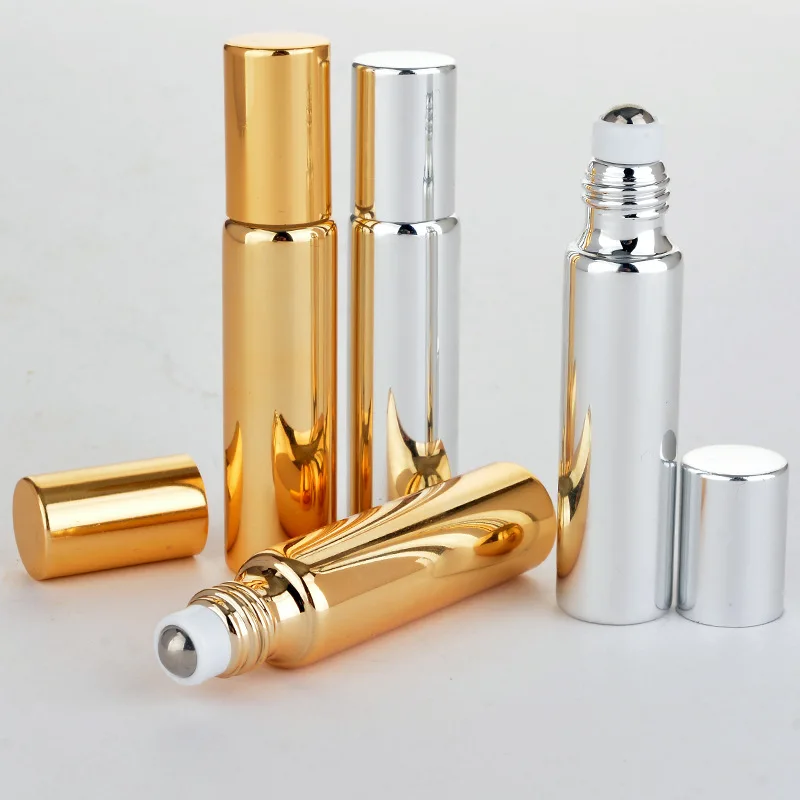 Empty Essential Massage Oil Vial Roll-on Bottles 10ml UV Gold Black Fragrance Perfume Glass Refillable Bottle 100pcs/lot
Empty Essential Massage Oil Vial Roll-on Bottles 10ml UV Gold Black Fragrance Perfume Glass Refillable Bottle 100pcs/lot