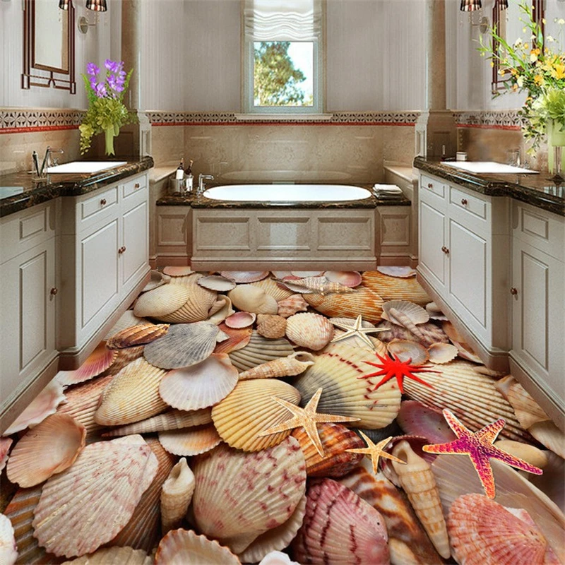 beibehang custom wallpaper 3d floor murals wall paper dazzling shell conch toilet bathroom bedroom 3d floor papel de parede
beibehang custom wallpaper 3d floor murals wall paper dazzling shell conch toilet bathroom bedroom 3d floor papel de parede