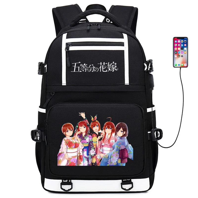 Куинтэссенция кинтуплеты женский милый рюкзак Nakano Miku Kawaii Bookbag usb зарядка Ноутбук Рюкзак Холст Школьные сумки
Куинтэссенция кинтуплеты женский милый рюкзак Nakano Miku Kawaii Bookbag usb зарядка Ноутбук Рюкзак Холст Школьные сумки
