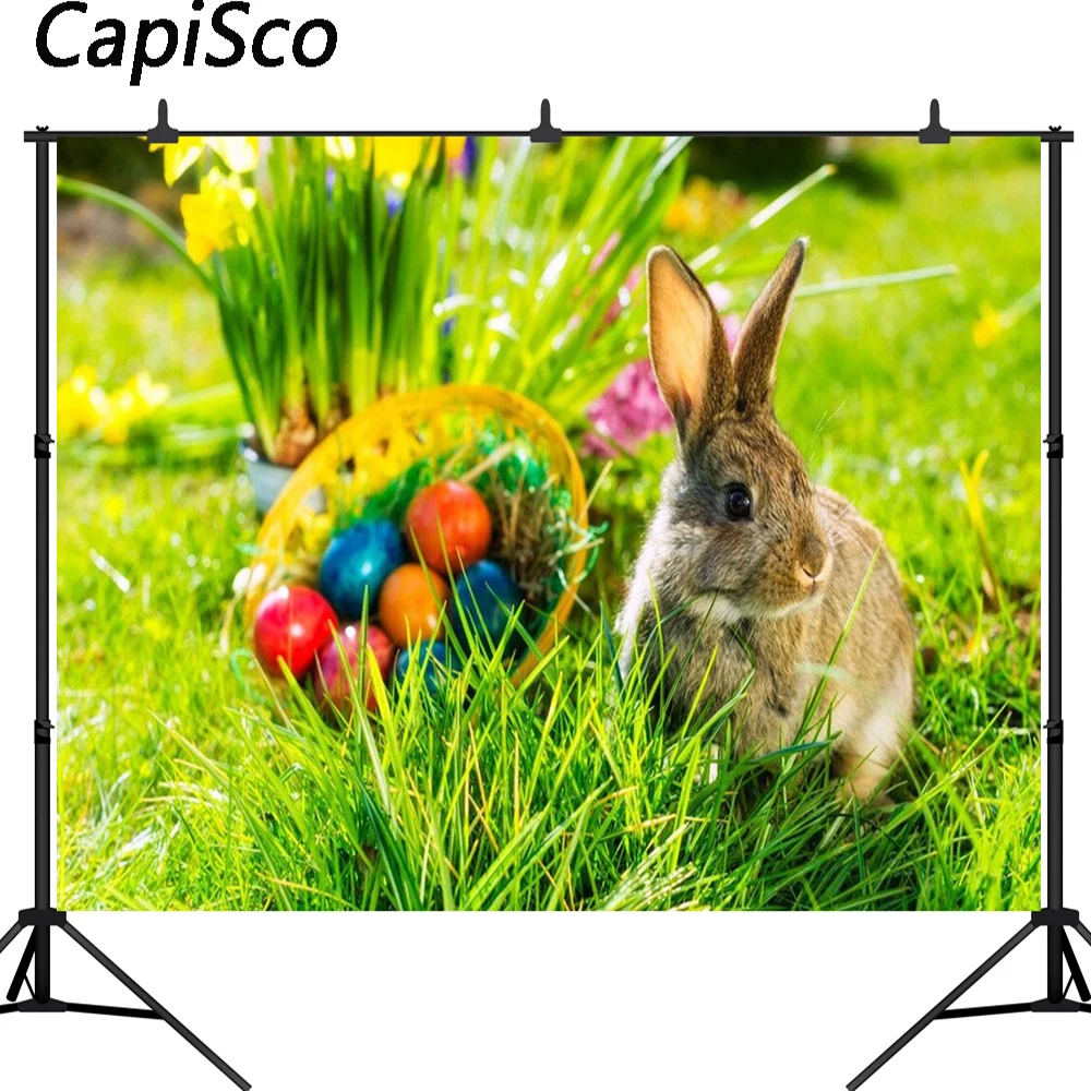 Capisco Spring Flower Rabbit Grass Easter Photography Backgrounds Vinyl cloth High quality Computer print wall photo backdrop
Capisco Spring Flower Rabbit Grass Easter Photography Backgrounds Vinyl cloth High quality Computer print wall photo backdrop