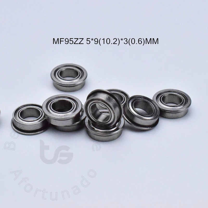 MF95ZZ 10pcs 5*9(10.2)*3(mm) Flange Bearing Free shipping chrome steel Metal Sealed High speed Mechanical equipment parts
MF95ZZ 10pcs 5*9(10.2)*3(mm) Flange Bearing Free shipping chrome steel Metal Sealed High speed Mechanical equipment parts
