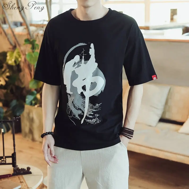 Traditional chinese clothing for men vintage oriental mens t shirt men luxury casual crew neck tee Q694
Traditional chinese clothing for men vintage oriental mens t shirt men luxury casual crew neck tee Q694