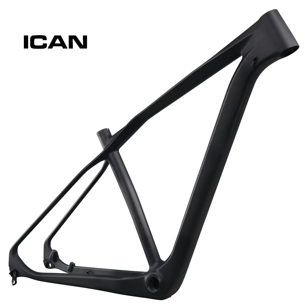 Ican new 29er hard tail Toray carbon mtb bike frame size 15 17 19 21 inch BB92 bottom bracket 135 142 rear axle available
Ican new 29er hard tail Toray carbon mtb bike frame size 15 17 19 21 inch BB92 bottom bracket 135 142 rear axle available