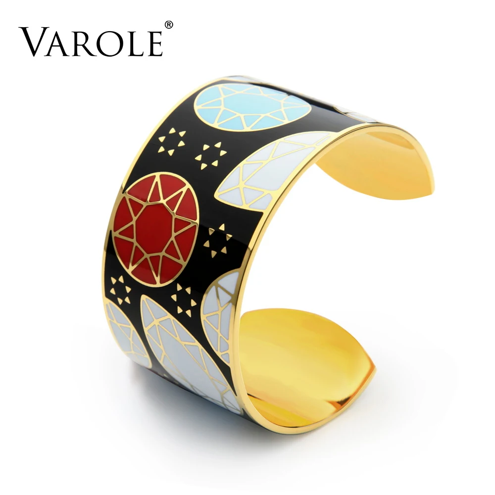 VAROLE 40 мм Ширина принт в виде звезд Цвет эмаль может открыть браслет любовь браслеты & браслеты-кольца для женщин ювелирные изделия Pulseiras Femme
VAROLE 40 мм Ширина принт в виде звезд Цвет эмаль может открыть браслет любовь браслеты & браслеты-кольца для женщин ювелирные изделия Pulseiras Femme