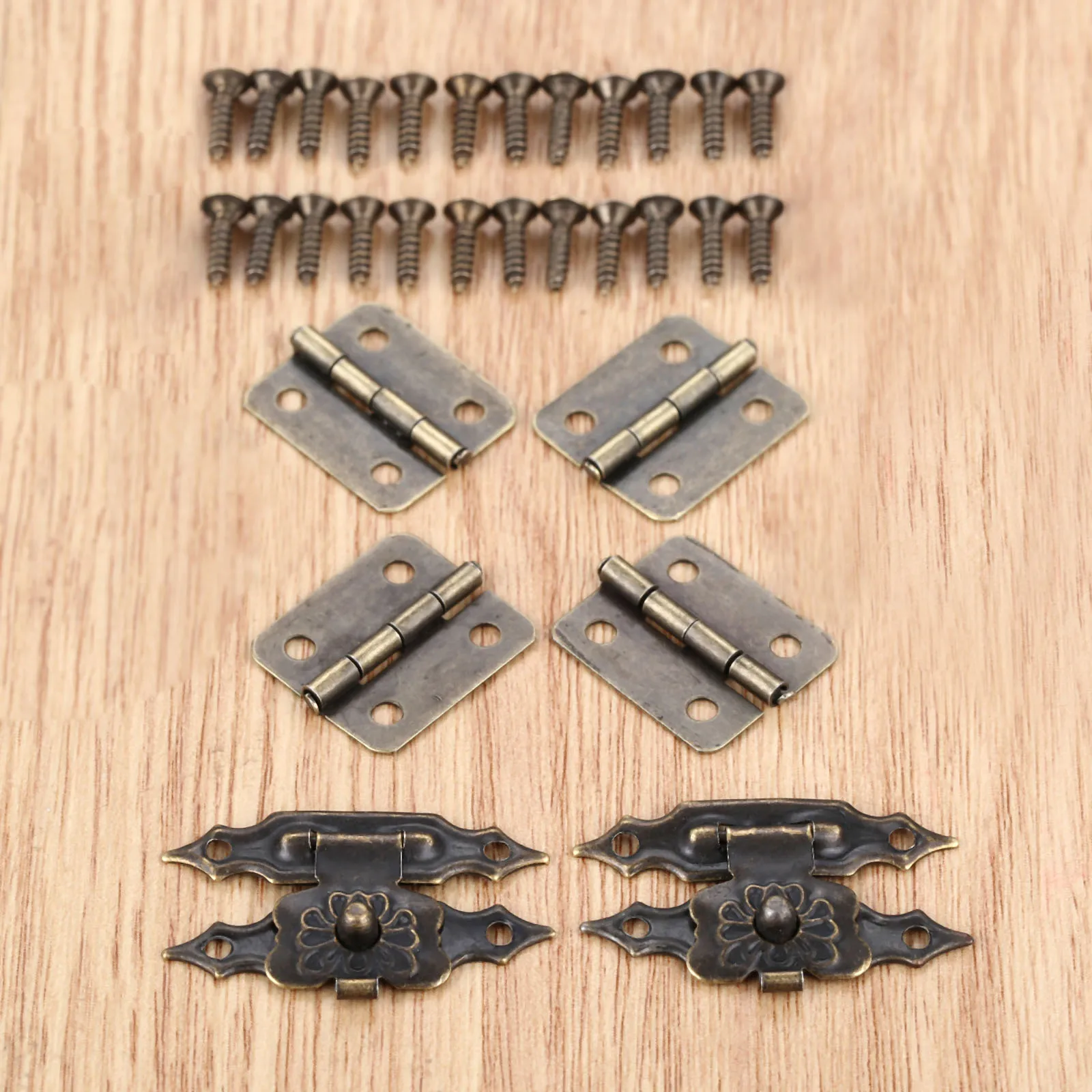 30Pcs Antique Drawer Wood Box Cabinet Door Hasp Lock Hook Latch Butterfly Hinges For Jewellery Fittings Furniture Decorative
30Pcs Antique Drawer Wood Box Cabinet Door Hasp Lock Hook Latch Butterfly Hinges For Jewellery Fittings Furniture Decorative