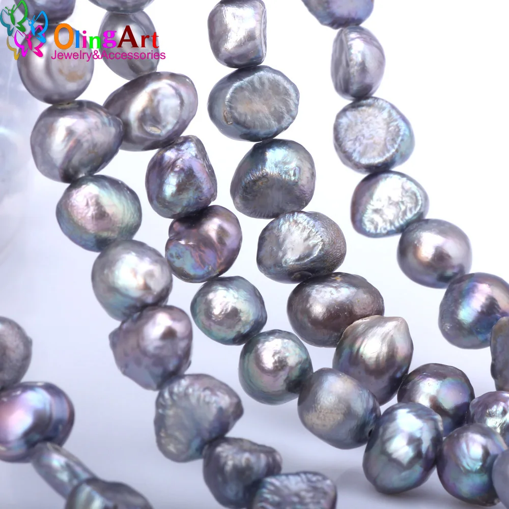 OlingArt between 7-8MM 1string gray Natural pearl irregular oval beads DIY Bracelet earrings choker Jewelry Making
OlingArt between 7-8MM 1string gray Natural pearl irregular oval beads DIY Bracelet earrings choker Jewelry Making