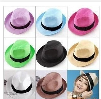 10pcs/lot straw Jazz Caps Fedoras Straw Adult Summer Sun Hats for Women and Men Beach fedoras hats 59cm
10pcs/lot straw Jazz Caps Fedoras Straw Adult Summer Sun Hats for Women and Men Beach fedoras hats 59cm