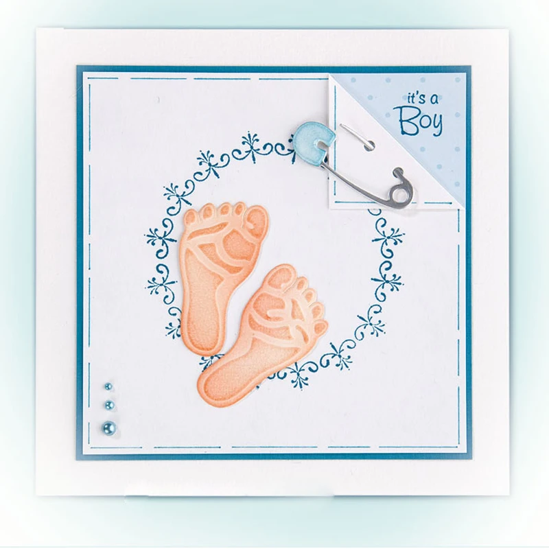 8Pcs/set Baby Feet Pin Metal Cutting Dies Stencils For DIY Scrapbooking Decorative Embossing Cards Handcraft Die Cut Template
8Pcs/set Baby Feet Pin Metal Cutting Dies Stencils For DIY Scrapbooking Decorative Embossing Cards Handcraft Die Cut Template