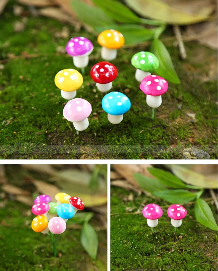 Artificial colorful mini Mushroom fairy garden miniatures gnome moss terrarium decor plastic crafts bonsai home decor DIY Zakka
Artificial colorful mini Mushroom fairy garden miniatures gnome moss terrarium decor plastic crafts bonsai home decor DIY Zakka