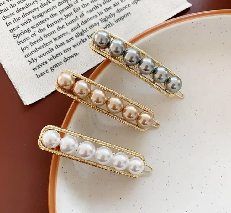 Fashion simple retro vintage Crystal Pearl Elegant Women Barrettes Hair Clip Hairgrips Hair Accessorie Headwear
Fashion simple retro vintage Crystal Pearl Elegant Women Barrettes Hair Clip Hairgrips Hair Accessorie Headwear