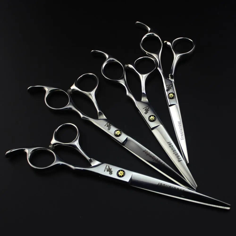 5.5" 6" 6.5" 7" Japanese 440C Scissors maple leaf screw Barber Hairdressing Salon Scissors High Quality Hair Cutting Shears
5.5" 6" 6.5" 7" Japanese 440C Scissors maple leaf screw Barber Hairdressing Salon Scissors High Quality Hair Cutting Shears