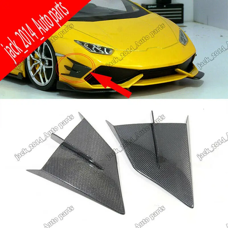 Front Bumper Lip Splitter Fins Real Carbon Fiber For Lamborghini Huracan LP610 2014-2017
Front Bumper Lip Splitter Fins Real Carbon Fiber For Lamborghini Huracan LP610 2014-2017
