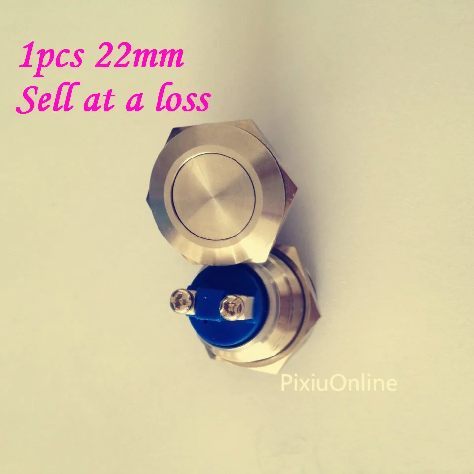 1pc L255 Automatic Reset 22mm Stainless Steel Metal Push Button Waterproof Switch For Car Modification Light
1pc L255 Automatic Reset 22mm Stainless Steel Metal Push Button Waterproof Switch For Car Modification Light