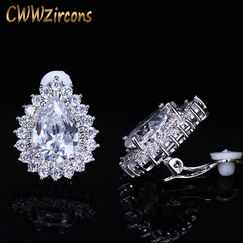 CWWZircons силиконовые удерживающие великолепные большие каплевидные фианиты без пирсинга Ушная клипса серьги для женщин подарок CZ111
CWWZircons силиконовые удерживающие великолепные большие каплевидные фианиты без пирсинга Ушная клипса серьги для женщин подарок CZ111
