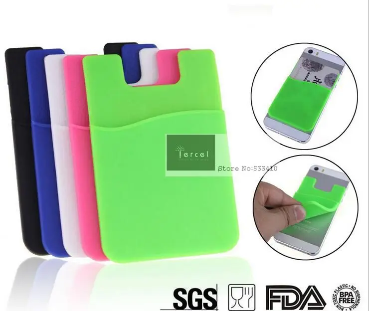 400pcs/Lot silicone smart phone wallet with 3M sticker, custom logo cheap portable mini 3m sticky silicone smart wallet pocket
400pcs/Lot silicone smart phone wallet with 3M sticker, custom logo cheap portable mini 3m sticky silicone smart wallet pocket